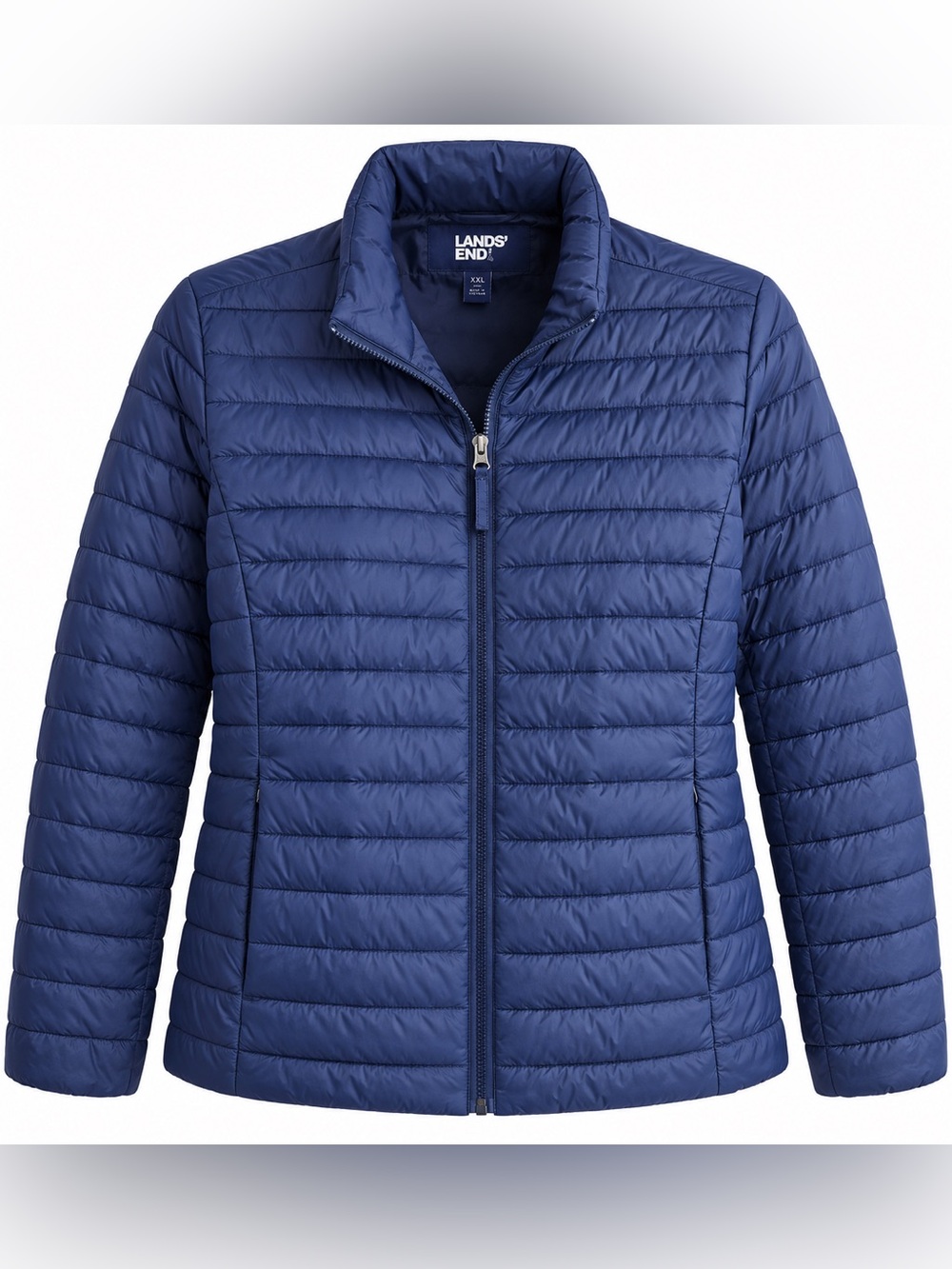 Lands' End Teen Quilted Packable Puffer Jacket in Navy